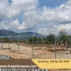 lưới rào gập tam giác 2 đầu sơn tĩnh điện